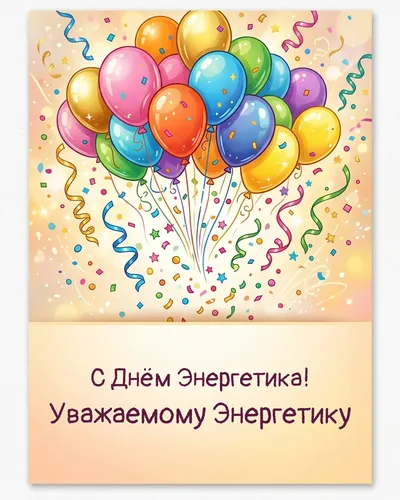 открытка с днём энергетика!